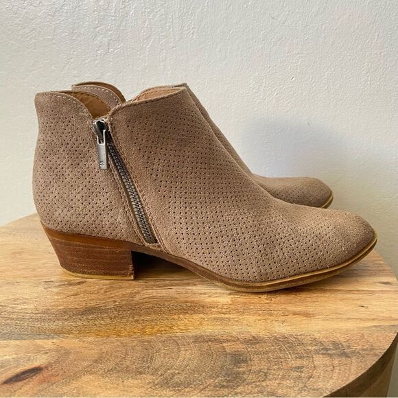 HP!✨Lucky Brand Bayley Suede Perforated Ankle Zip
Booties - Picture 5 of 10